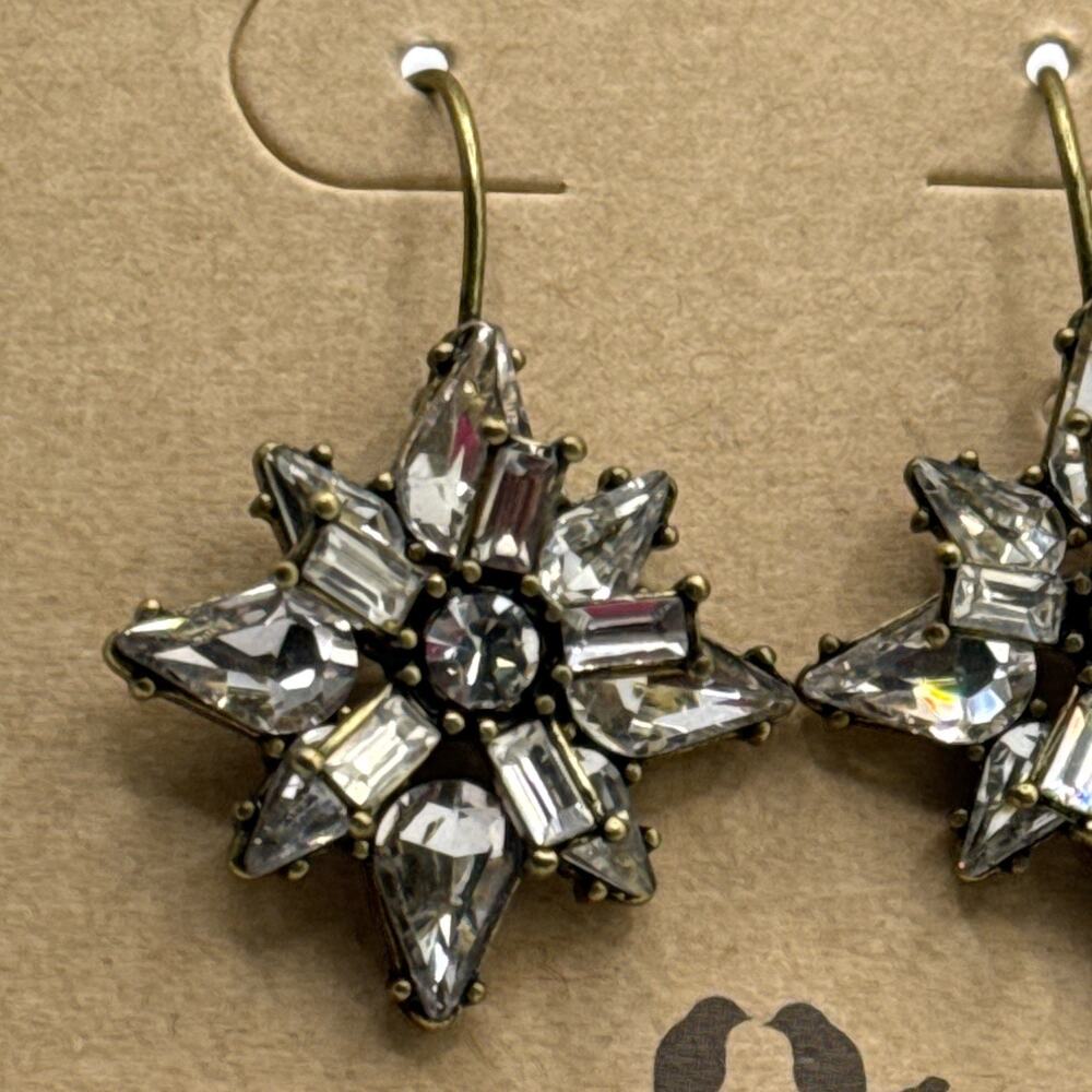 Chloe + Isabel Starburst Crystal Drop Earrings - Picture 3 of 3